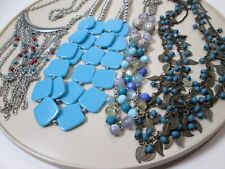 Lote de 4 peças de colares artesãos joias moda azul roxo contas vintage comprar usado  Enviando para Brazil