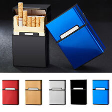 Estojo de cigarro de metal alumínio suporte para tabaco recipiente de armazenamento caixa de bolso, usado comprar usado  Enviando para Brazil