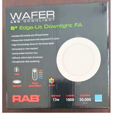 Downlight bolacha RAB 6" 13W LED borda iluminada - acabamento suave - várias cores pacote com 6 comprar usado  Enviando para Brazil