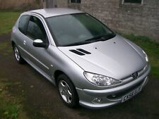 silver peugeot 206 1 4 for sale  WHITSTABLE
