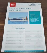SNSZ 150-miejscowy katamaran pasażerski rosyjska broszura broszura broszura EN na sprzedaż  PL