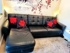 Dfs black leather for sale  LYMM