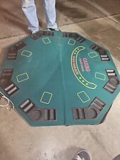 Koreyosh Portable Folding Poker Table Top Texas Holdem Blackjack Casino Games, used for sale  Shipping to South Africa
