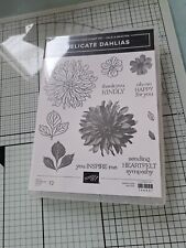 Stampin delicate dahlias for sale  COLWYN BAY