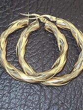 14k gold hoops for sale  Roslyn