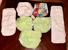 Bumgenius 5 Original Pocket Diapers & 4 Inserts for sale  Shipping to South Africa