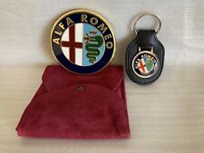 Usado, Emblema de esmalte Alfa Romeo latão 3" Bomisa Milano 1982 item de colecionador vintage 2 peças comprar usado  Enviando para Brazil