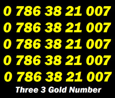 Three number sim for sale  CRAIGAVON