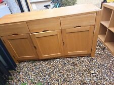 Oak sideboard solid for sale  CATERHAM