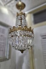 Pair basket chandeliers for sale  PONTEFRACT
