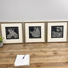 framed 3 flower art set for sale  Chino