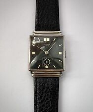 Used, 1937 Universal Geneve Hooded lug Steel Tank Bauhaus black dial ref 6199 for sale  Shipping to South Africa