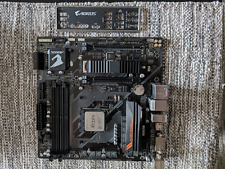 Used, GIGABYTE B450 AORUS motherboard AMD B450 AM4 DDR4 M.2 Micro ATX Ryzen 5 2600 CPU for sale  Shipping to South Africa