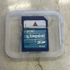 Tarjeta digital segura Kingston 2 GB de memoria SD con estuche para cámaras antiguas, Wii, etc., usado segunda mano  Embacar hacia Argentina