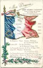 Cpa. drapeau 133ème d'occasion  Villenave-d'Ornon
