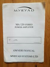 Myryad 120 stereo for sale  SALISBURY