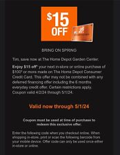 Home depot coupon for sale  Garden Grove