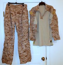 Used, USMC FROG Combat Ensemble Trousers & Shirt (Desert Marpat - Size M/R) for sale  Goldsboro