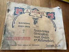 Catalogue lecomte fournitures d'occasion  Port-des-Barques