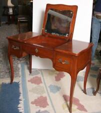 Furniture, Fruitwood Poudre Vanity, Queen Anne Style fruitwood Dressing Table wi, used for sale  Shipping to South Africa