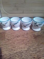 Denby Pottery Green Wheat Egg Cups, used for sale  LLANFAIRPWLLGWYNGYLL