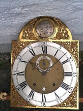 WILLm JOURDAIN LONDON  MONTH LONGCASE GRANDFATHER CLOCK DIAL+move 12x16+1/4 inch for sale  Shipping to South Africa