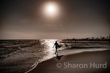  Surfer Sepia/Blanco y Negro Fotografía Impreso Pared Decoración segunda mano  Embacar hacia Argentina