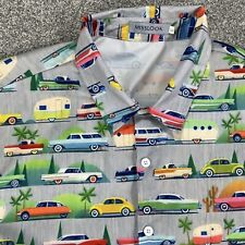 Camisa con botones para hombre Misslook de colección VW Bug Cars y remolques de viaje talla XL segunda mano  Embacar hacia Argentina