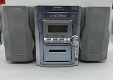 Reproductor de cassetes sistema estéreo cambiador de CD de 5 discos Panasonic SA-PM11 - LEER COMPLETO segunda mano  Embacar hacia Argentina