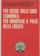 Psi elezioni 1976 usato  Milano
