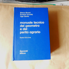 Manuale per geometra usato  San Giuliano Di Puglia