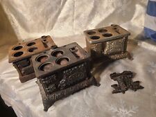 Antique Cast Iron Salesman Sample Kitchen Coal/Wood Stoves Salvage lot for sale  Shipping to South Africa