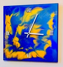 Epoxy wall clock for sale  Shipping to Ireland