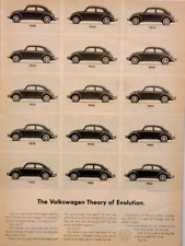 Volkswagen Beetle 1963 original anuncio impreso vintage segunda mano  Embacar hacia Argentina