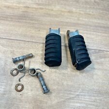Used, 1985 Yamaha PW50 PW 50 / Original OEM FOOT PEGS WITH SPRINGS for sale  Shipping to South Africa