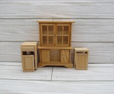 Gabinetes de cocina en miniatura para casa de muñecas sin terminar y muebles de cabaña de comedor  segunda mano  Embacar hacia Argentina