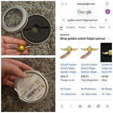 Golden snitch fidget for sale  SAFFRON WALDEN