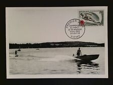 FRANCE MK 1969 SPORT WASSERSKI WATER SKIING MAXIMUMKARTE MAXIMUM CARD MC c8315 comprar usado  Enviando para Brazil