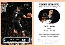 2016 Zach Lavine Slam Dunk Concurso Comemorativa ACEO Cartão De Basquete Esportes comprar usado  Enviando para Brazil