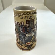 Used, Miller Beer Stein Birth Of A Nation 1776 Embossed Mug F84 for sale  Shipping to South Africa