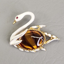 Swan brooch vtg for sale  Germantown