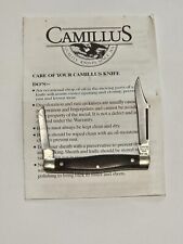 Vtg 1984 Camillus 881 Woodcraft Series Brown 2-5/8" Closed With Paperwork for sale  Shipping to South Africa