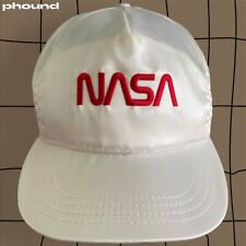 red nasa snapback white for sale  Newtown