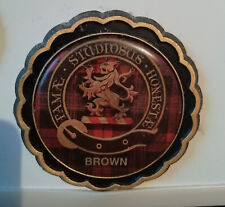 Brown clan badge for sale  LIVINGSTON