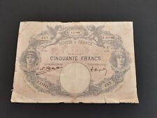 Billets francs bleu d'occasion  Urrugne