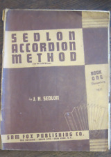 Antigo Método Acordeão Sedlon (12-120 Baixo) Livro Um Por JH Sedlon-MAU ESTADO comprar usado  Enviando para Brazil