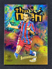 2023 Topps Finest UEFA Champions League Ronaldinho #FTM-2 Gold The Man /50 comprar usado  Enviando para Brazil