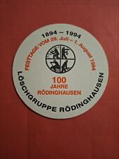 Bierdeckel feuerwehr rödingha gebraucht kaufen  Meßstetten