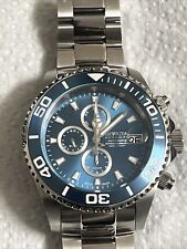 Relógio automático masculino 52mm Invicta Reserve Pro Diver mostrador azul aço inoxidável ref: 13987! comprar usado  Enviando para Brazil