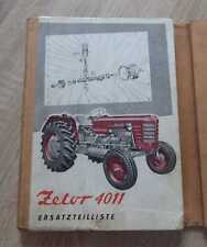Używany, Ciągnik Zetor 4011 Katalog części zamiennych na sprzedaż  Wysyłka do Poland